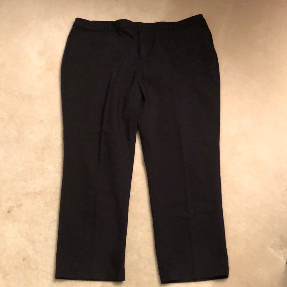 Black dress pants by CJ banks. Plus size petite
